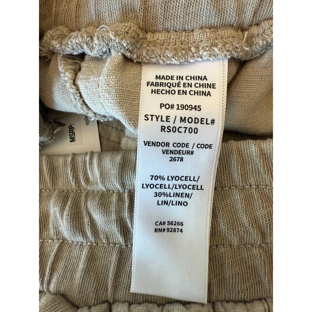 Splendid NWT ($158) | Lakeside linen blend jogger pants in fawn beige | large - Picture 5 of 6